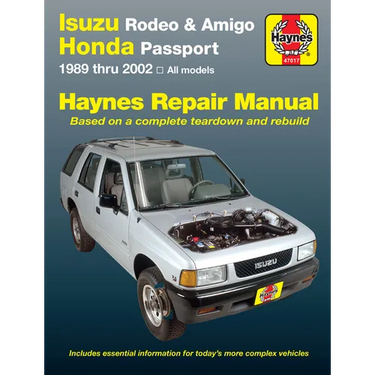 Isuzu Rodeo & Amigo 1989-02