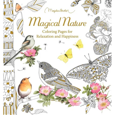 Magical Nature: Coloring Pages for Relaxation and Happiness