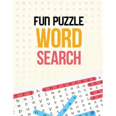 Fun Puzzle Word Search: Word Search Brain Workouts for Seniors, Brian Game Book for Seniors in This Christmas Gift Idea.