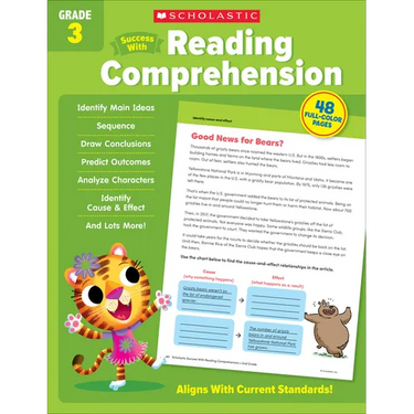 Scholastic Success with Reading Comprehension Grade 3 Workbook
