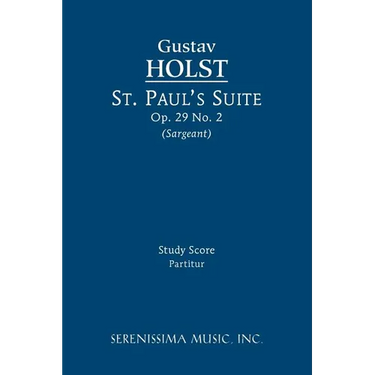 St. Paul's Suite, Op.29 No.2: Study score