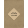 CSB Baker Illustrated Study Bible, Khaki Leathertouch, Indexed