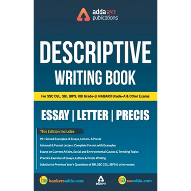 Descriptive Writing Book for SSC and Bank Exams (English Printed Edition)