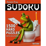 Famous Frog Sudoku 1,500 Hard Puzzles With Solutions: Gigantic Sudoku Puzzle Book With Only One Level Of Difficulty. No Wasted Puzzles. Great Gift For