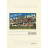 Vintage Lined Notebook Greetings from Auburn