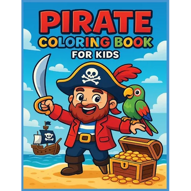 Pirate Coloring Book for Kids