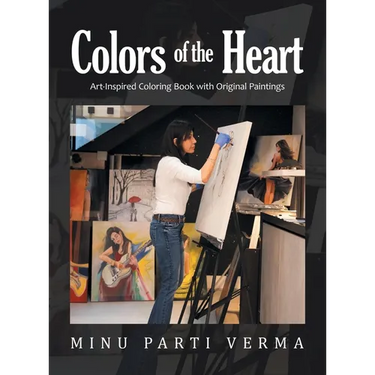 Colors of the Heart: Art-Inspired Coloring Book with Original Paintings