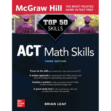 Top 50 ACT Math Skills, Third Edition