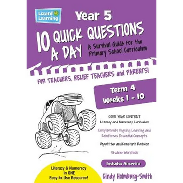 Lizard Learning 10 Quick Questions A Day Year 5 Term 4