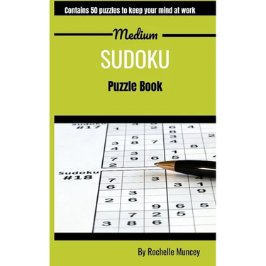 Small Sudoku Book: 5" x 8" Travel Friendly Edition with 50 Medium Sudokus Puzzles with Solutions