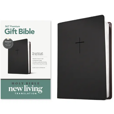 Premium Gift Bible Nlt, Filament Enabled (Leatherlike, Classic Black, Red Letter)