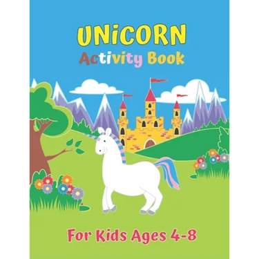 Unicorn Activity Book For Kids Ages 4-8