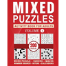 Mixed Puzzles Activity Book For Adults: Variety Puzzle Book For Adults (Sudoku, Word Puzzle, Number Place, Mazes, and More) With Full Solutions, Volum