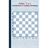 Chess 2 in 1 Tacticboard and Training Workbook: Tactics/strategies/drills for trainer/coaches, notebook, training, exercise, exercises, drills, practi