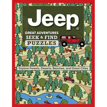 Jeep(r) Great Adventures Seek & Find Puzzles: Explore Forests, Deserts, Beaches, and Great Cities