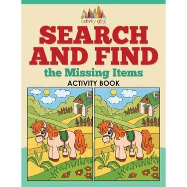 Search and Find the Missing Items Activity Book