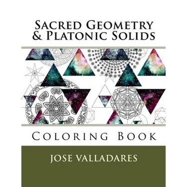 Sacred Geometry & Platonic Solids Coloring Book