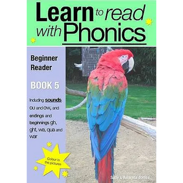 Learn to Read Rapidly with Phonics: Beginner Reader Book 5. A fun, colour in phonic reading scheme