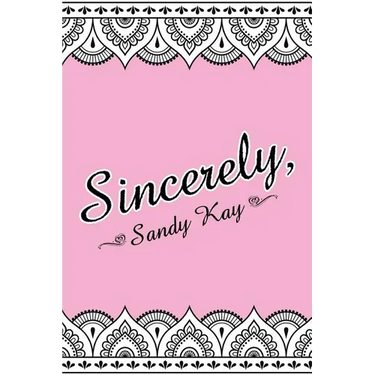 Sincerely