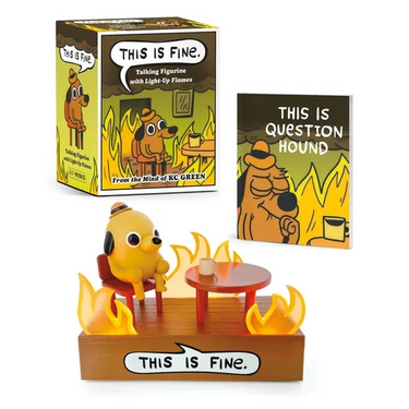This Is Fine Talking Figurine: With Light and Sound!