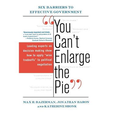 You Can't Enlarge the Pie: Six Barriers to Effective Government