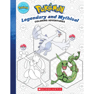 Pokémon Coloring Adventures #2: Legendary & Mythical Pokémon
