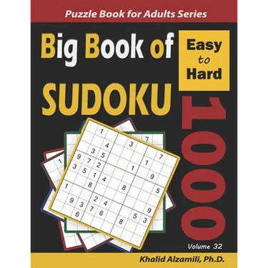 Big Book of Sudoku: 1000 Easy to Hard Puzzles