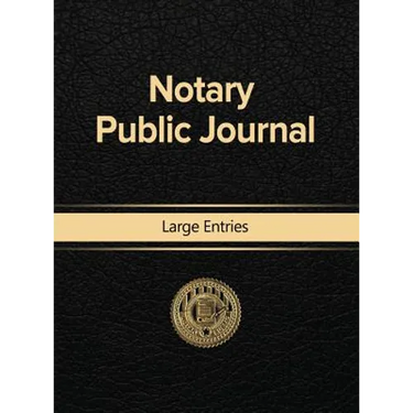 Notary Public Journal Large Entries