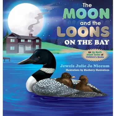 The Moon and the Loons on the Bay