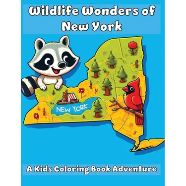 Wildlife Wonders of New York: A Kids Coloring Book Adventure