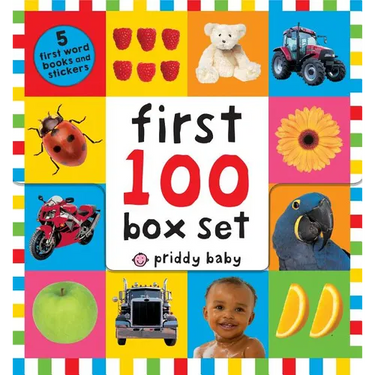 First 100 Paperback Box Set (5 Books): Animals, Trucks, Words, Numbers, Colors ABC Numbers: First 100 Words; First 100 Animals; First 100 Trucks and T