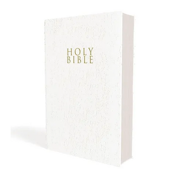 Niv, Gift and Award Bible, Leather-Look, White, Red Letter Edition, Comfort Print