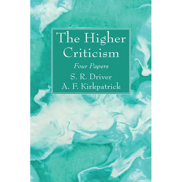 The Higher Criticism