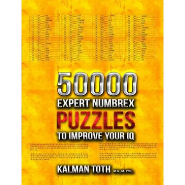 50000 Expert Numbrex Puzzles to Improve Your IQ