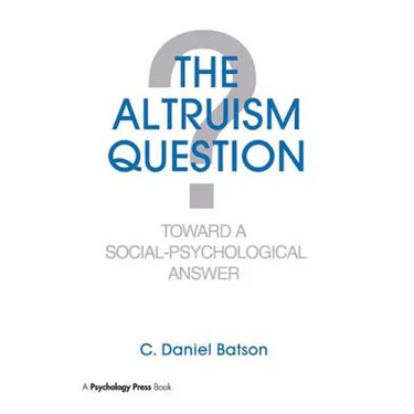 The Altruism Question: Toward a Social-Psychological Answer