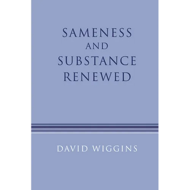 Sameness and Substance Renewed