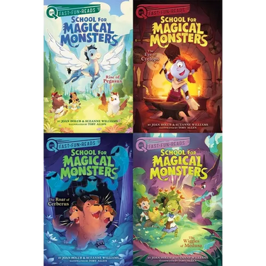 School for Magical Monsters Collected Set: Rise of Pegasus; The Eye of Cyclops; The Roar of Cerberus; The Wiggles of Medusa (Quix Books)