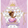 It's a Princess! Baby Shower Guest Book: Black Girl, Gold Crown, Purple Themed, Personalized Wishes, Parenting Advice, Sign-In, Gift Log, Keepsake Pho
