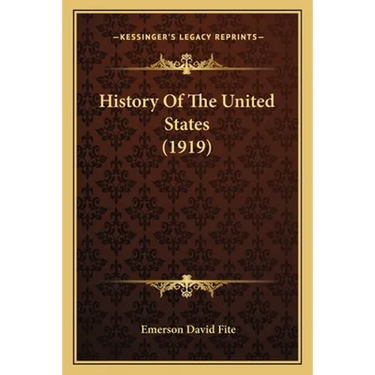 History Of The United States (1919)