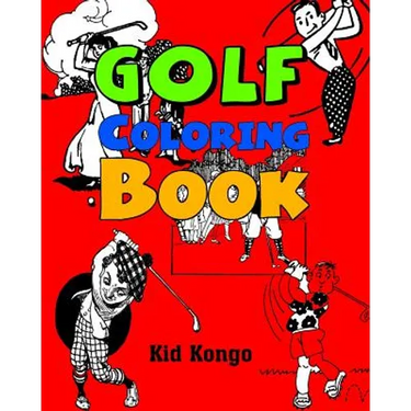 Golf Coloring Book
