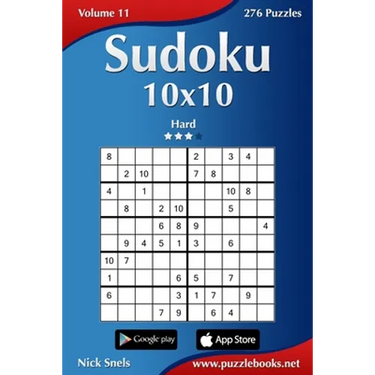 Sudoku 10x10 - Hard - Volume 11 - 276 Puzzles