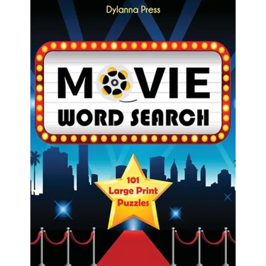 Movie Word Search: 101 Large Print Puzzles