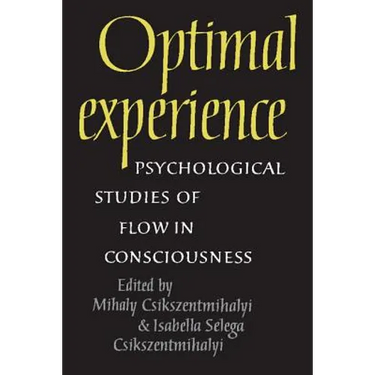 Optimal Experience: Psychological Studies of Flow in Consciousness