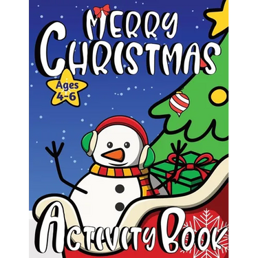 Merry Christmas Activity Book For Kids