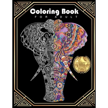 adult coloring book mandala animals: Stress Relieving Designs Animals Mandalas, Flowers,