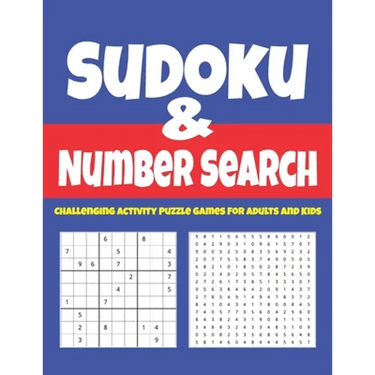 Sudoku & Number Search: Challenging Activity Puzzle Games For Adults And Kids