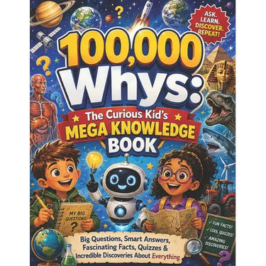 100,000 Whys: The Curious Kid's Mega Knowledge Book: Big Questions, Smart Answers, Fascinating Facts, Quizzes & Incredible Discoveries About Everythin