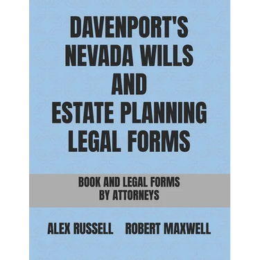 Davenport's Nevada Wills And Estate Planning Legal Forms