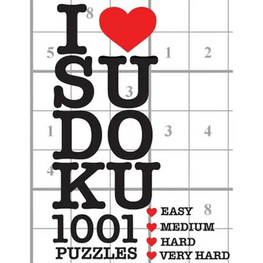 I Love Sudoku 1001 Puzzles: The perfect book for anyone who loves Sudoku.