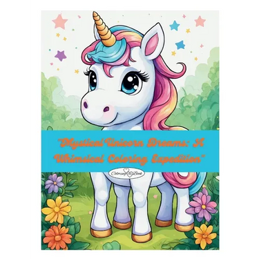 "Mystical Unicorn Dreams: A Whimsical Coloring Expedition"